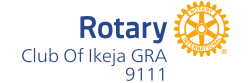 rotary club of ikeja gra logo..